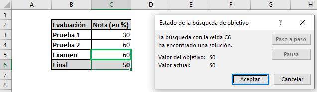 buscar objetivo en excel encontrar una incognita en excel