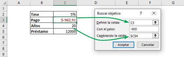 buscar objetivo en excel despejar una formula en excel encontrar una incognita en excel